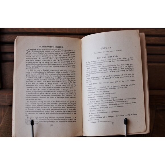 Selections From Irving and Hawthorne Copp Clark Literature Series 1915 Textbook - Picture 4 of 6